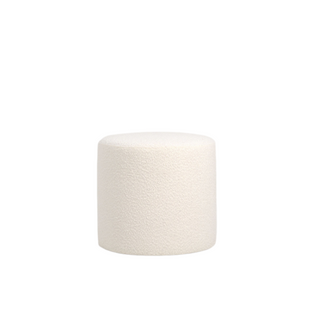 Popsicle Dressing Stool - Chic Light Cream Boucle Design