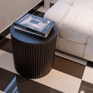 Black Tie Side Table - Modern Minimalist Style