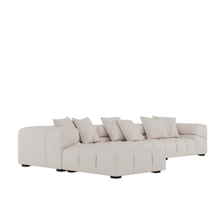 Black Tie L-Shape Sofa - Modern Luxury for Your Home