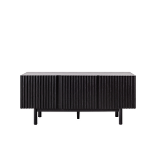 Beechworth Entertainment Unit in Black - Stylish Storage for UAE Homes