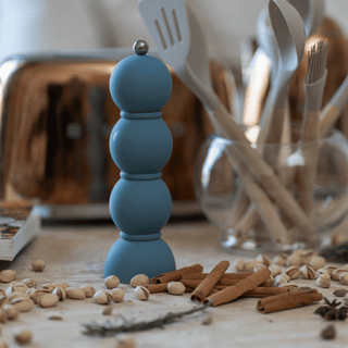 Scandi Bobbin Salt & Pepper Mill – Chambray Acrylic