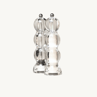 Icy Bobbin Salt & Pepper Mill – Clear Acrylic