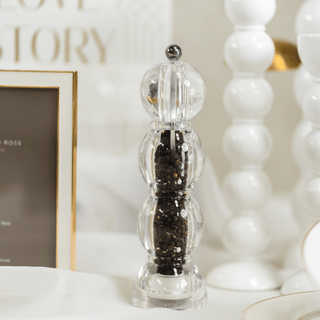 Icy Bobbin Salt & Pepper Mill – Clear Acrylic