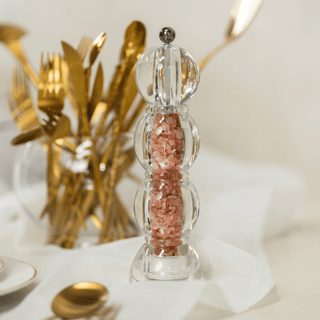 Icy Bobbin Salt & Pepper Mill – Clear Acrylic