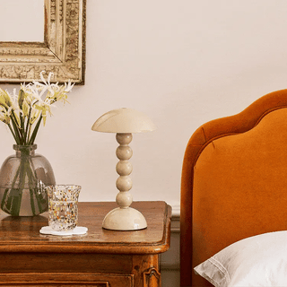 Bobbin Rechargeable Table Lamp – Cappuccino