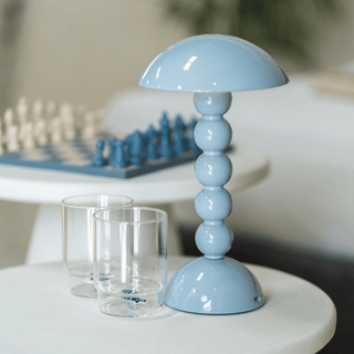 Bobbin Rechargeable Table Lamp – Pale Denim