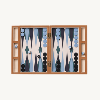 Lacquered Backgammon Set