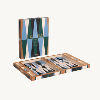 Lacquered Backgammon Set