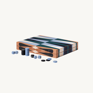 Lacquered Backgammon Set