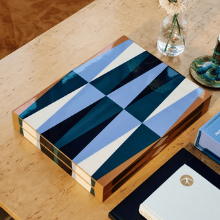 Lacquered Backgammon Set