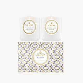 Voluspa Retreat Candle Duo Gift Set – 2 x 9.5oz