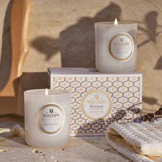 Voluspa Retreat Candle Duo Gift Set – 2 x 9.5oz