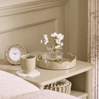 Small Scallop Trinket Tray – Cappuccino Beige